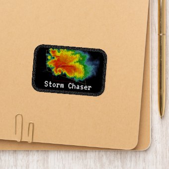 Storm Chaser Hook Echo Radar Image Patch | Zazzle