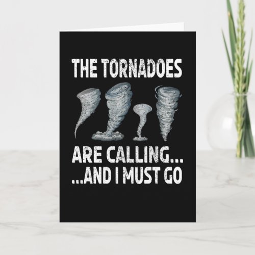 Storm Chaser Hurricane Storm Lover Tornado Chasing Card