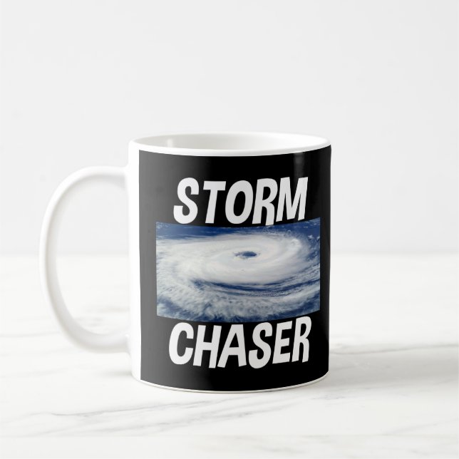 Storm Chaser Hurricane Weather Image  Coffee Mug (Left)