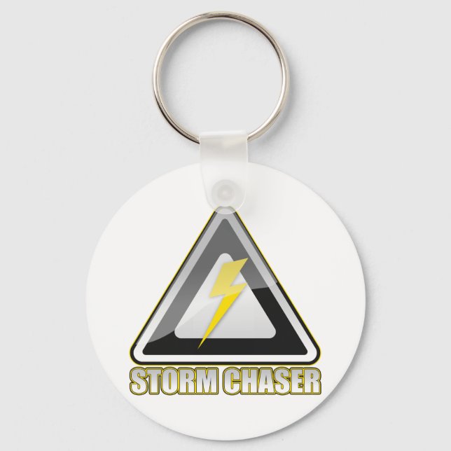 Storm Chaser Lightning Keychain (Front)