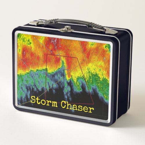 Storm Chaser Metal Lunch Box
