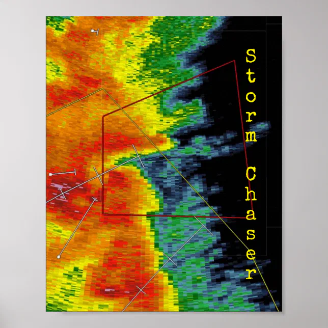 Storm Chaser Poster | Zazzle