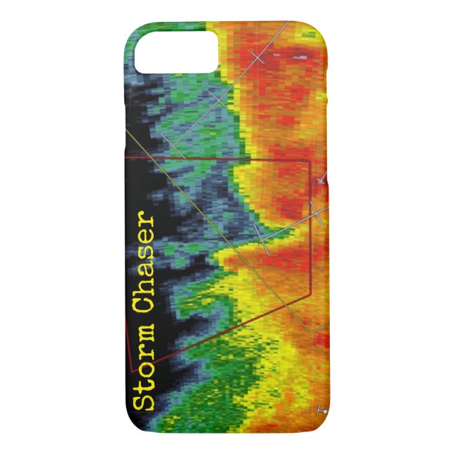 Storm Chaser Radar Image Case-Mate iPhone Case (Back)