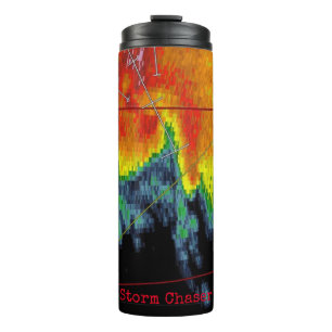 Storm Chaser Radar Image Thermal Tumbler