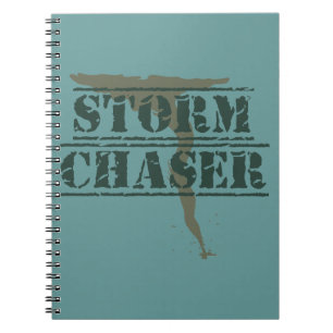 Storm Chaser Rubber Stamp and Funnel Notebook