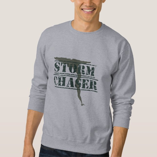 Storm Chaser Rubber Stamp and Funnel Sweatshirt (Front)