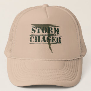 Storm Chaser Rubber Stamp and Funnel Trucker Hat