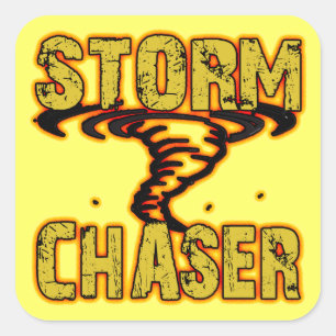 Storm Chaser Square Sticker