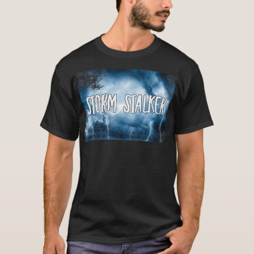 Storm chaser stalker art distressed T_Shirt