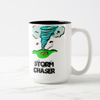 Storm Chaser Tornado Twister Two-Tone Coffee Mug