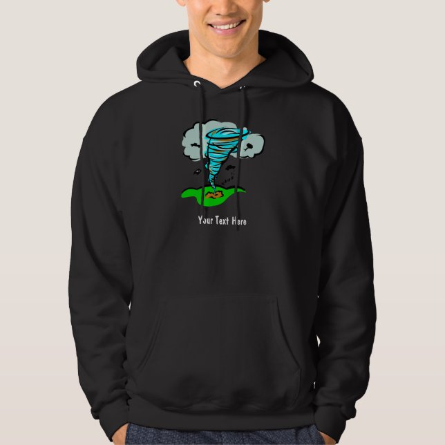 Storm Chaser Tornado Twister Weather Meteorology Hoodie (Front)