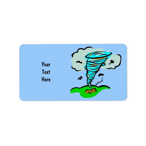 Storm Chaser Tornado Twister Weather Meteorology Label