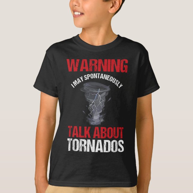 Storm Chaser Weather Forecaster Meteorologist Torn T-Shirt (Front)