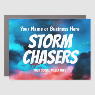 Storm Chasers sign with name or business