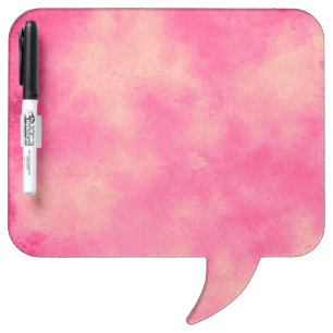 Storm Cloud Effect - Speckled Pink Dry Erase Board