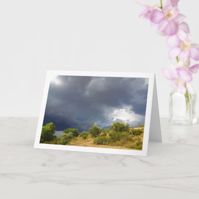 Storm Cloud over Canyon Card (Orchid)