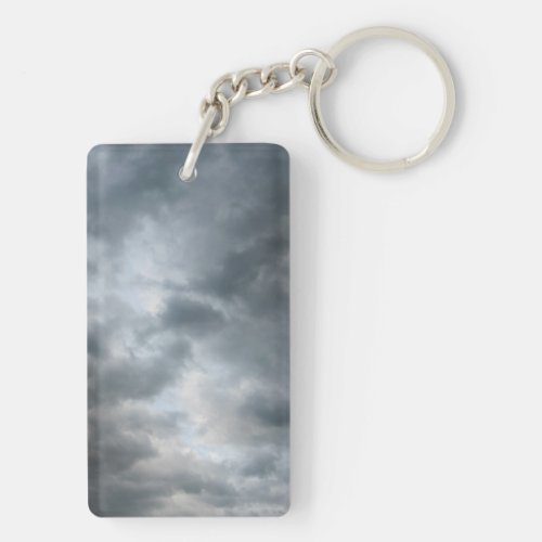 Storm Clouds Breaking Keychain
