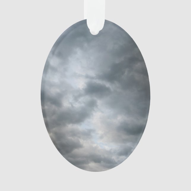 Storm Clouds Breaking Ornament (Front)