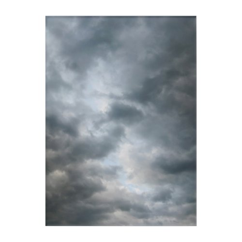 Storm Clouds Breaking Photograph Acrylic Wall Art