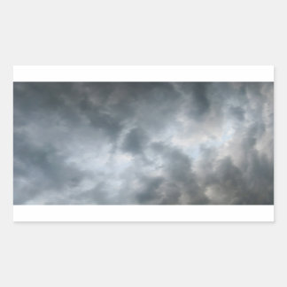 Storm Clouds Breaking Rectangular Sticker