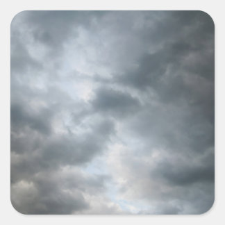 Storm Clouds Breaking Square Sticker
