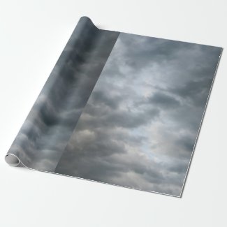 Storm Clouds Breaking Wrapping Paper