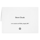 Storm Clouds Greeting Card (Back Horizontal)