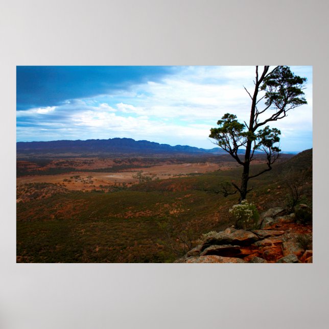 Storm clouds in the Australian Outback Poster (Front)