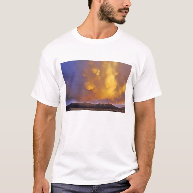 Storm Clouds in the Centennial Range in Montana T-Shirt (Front)