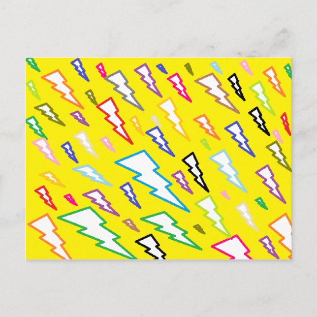 Storm Clouds Lightening Postcard (Front)