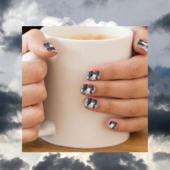 Storm Clouds - Minx Nail Wraps by CatsEyeViewGifts at Zazzle