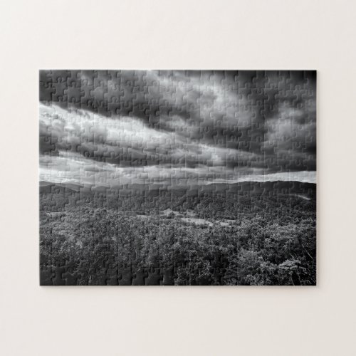 Storm Clouds Over Mountains Jigsaw Puzzle