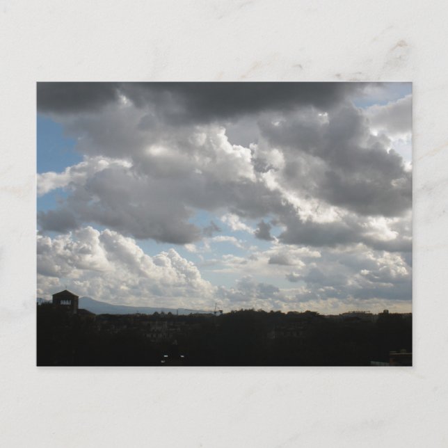 Storm Clouds over the Aventine Postcard (Front)