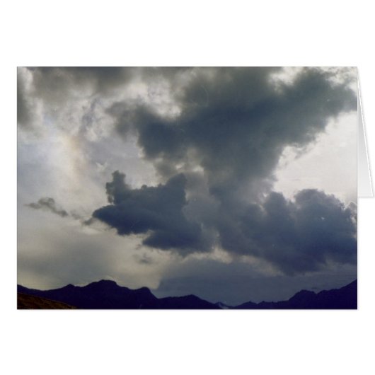 Storm Clouds over the Rockies Cards (Front Horizontal)