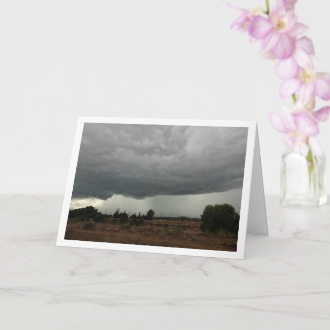 Storm Clouds over Valencia Card (Orchid)