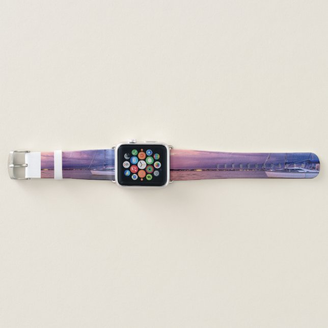 Storm Coming To Navarre Florida Apple Watch Band (Front)