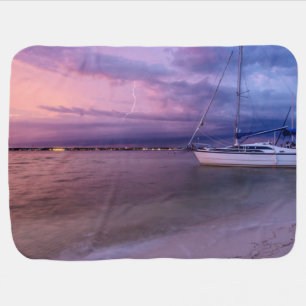 Storm Coming To Navarre Florida Baby Blanket