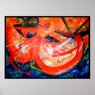 Storm Dancer - Haitian Art - Black Art Poster