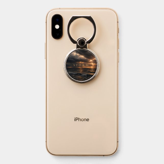 Storm - Deep Waters Phone Ring Stand (On Phone)
