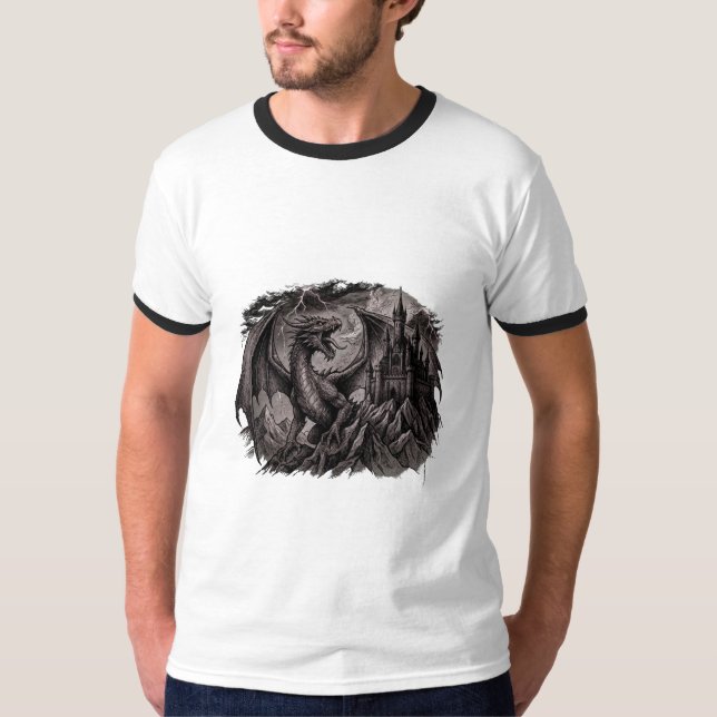 Storm Dragon Castle Tee (Front)
