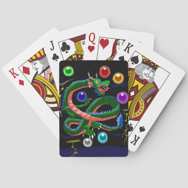 Storm Dragon  Poker Cards (Back)