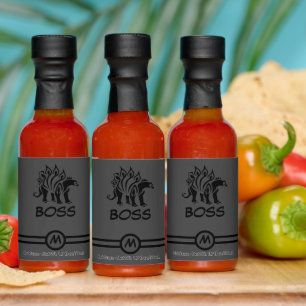 Storm Gray Stegosaurus Spiked  Dinosaur  Hot Sauces