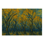 Storm in the Golden Forest Poster
