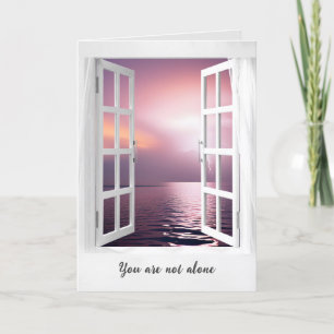 Storm in Window Thinking of You Card