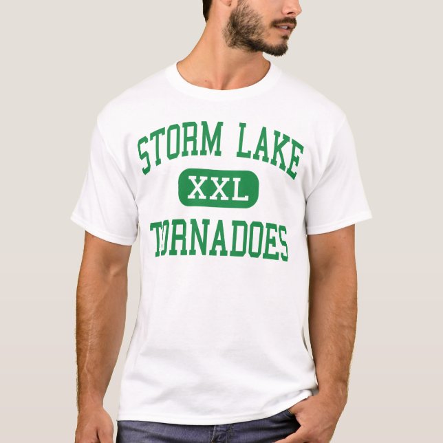 Storm Lake - Tornadoes - High - Storm Lake Iowa T-Shirt (Front)