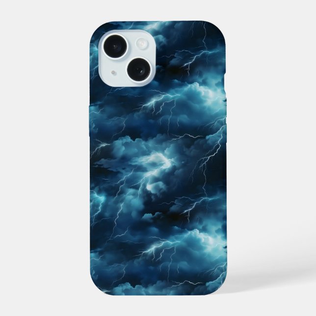 Storm Lightning Pattern Iphone Case (Back)