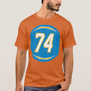 Storm Norton Number 74 Jersey Los Angeles Chargers T-Shirt