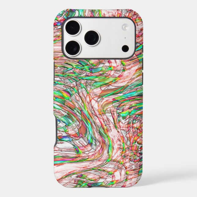 Storm of twisted tracks iphone case (Back)