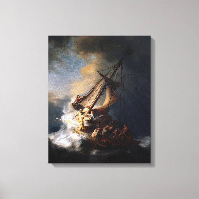 Storm on the Sea of Galilee Canvas Print (Front)