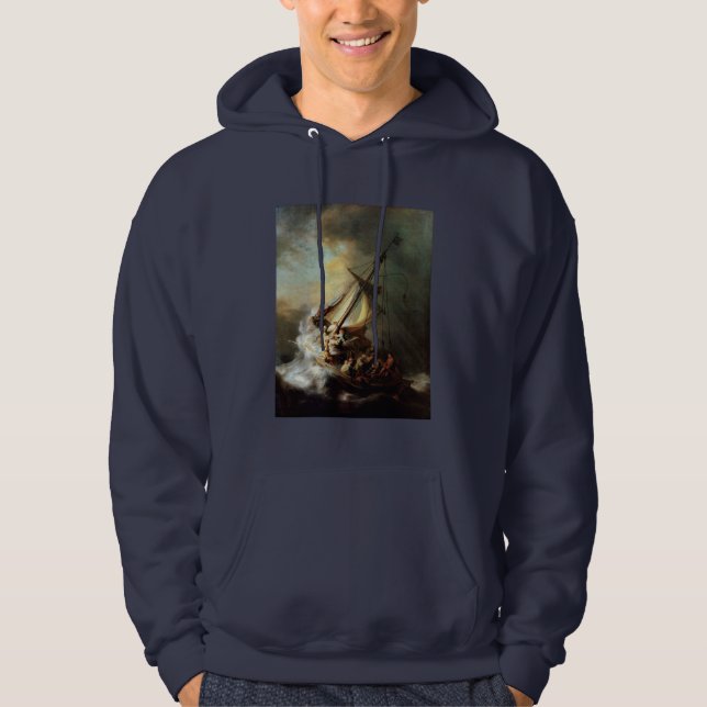 Storm on the Sea of Galilee Hoodie (Front)